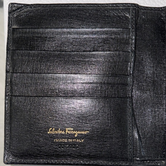 Salvatore Ferragamo Black Leather Wallet - Picture 2 of 5